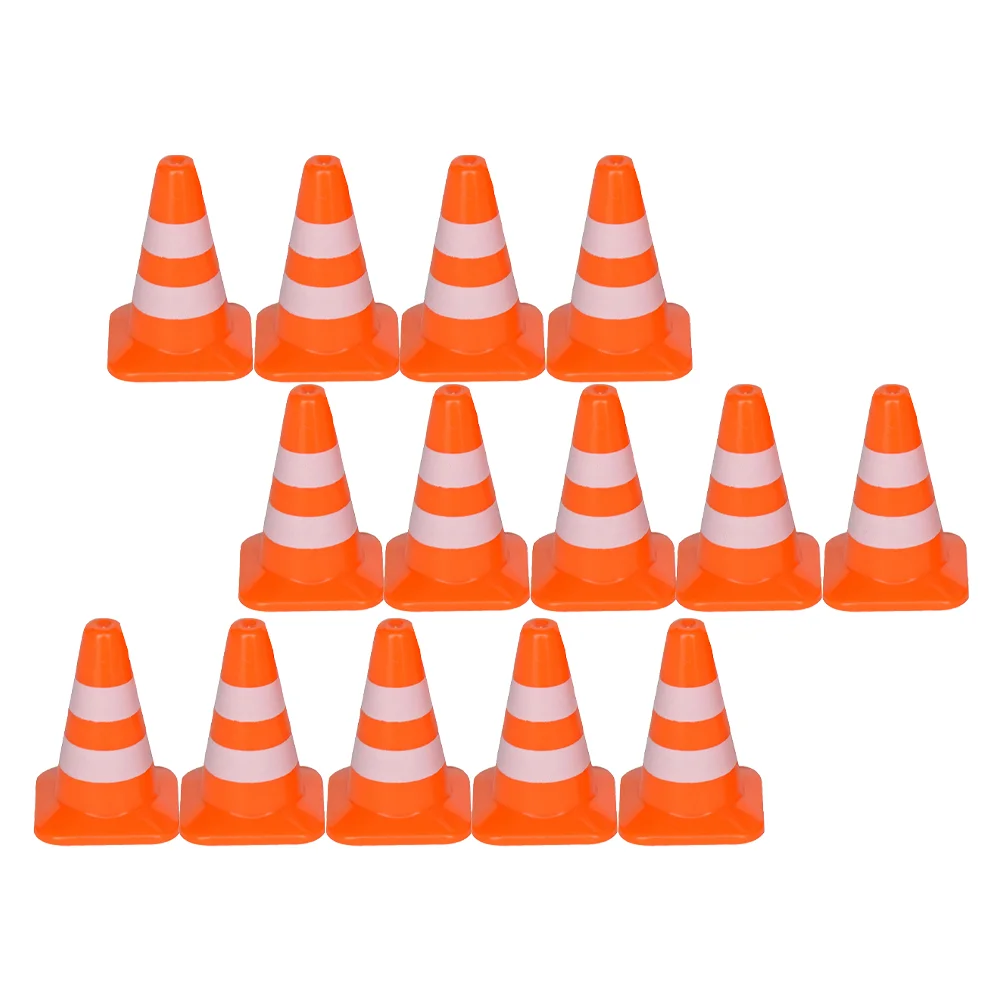 

Cones Traffic Mini Road Cone Roadblock Toy Sign Signs Toys Construction Kids Miniatureplay Orange Simulation Safety Training