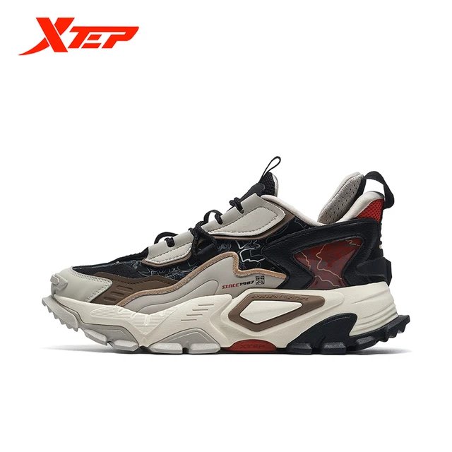 

Мужские осенне-зимние прогулочные туфли Xtep [китайский стиль], мужские повседневные Нескользящие кроссовки кроссовки мужские879419320034