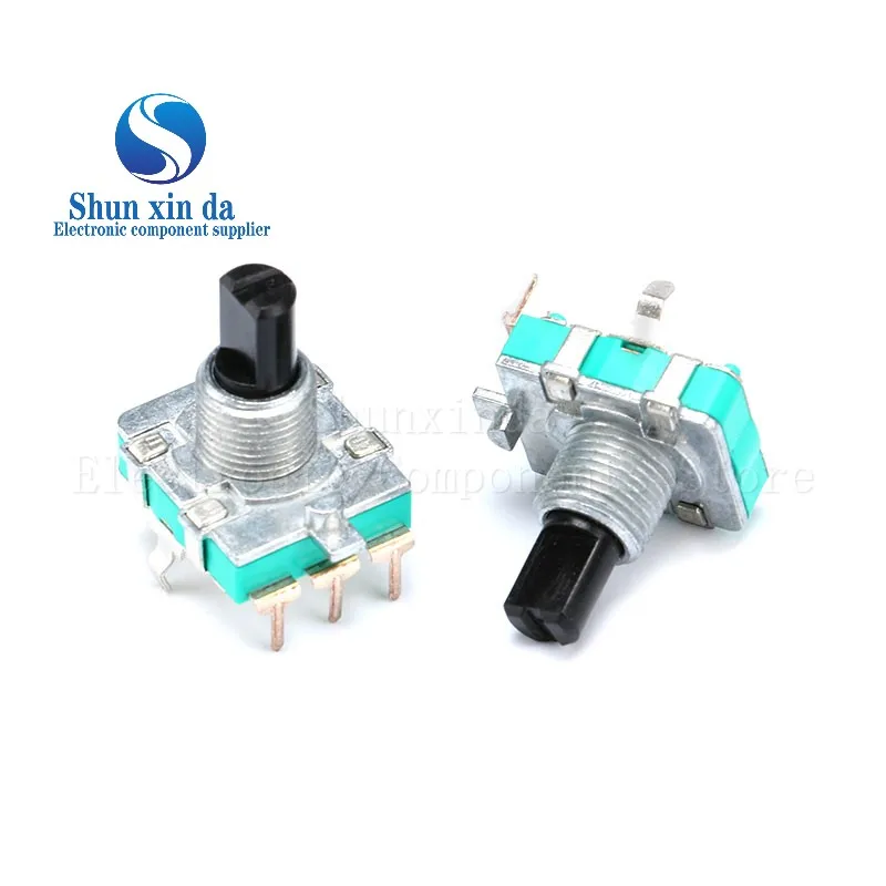 5 шт. EC16 аудио кодировщик Поворот на 360 ° цифровой полулунный ручка Штатив длина