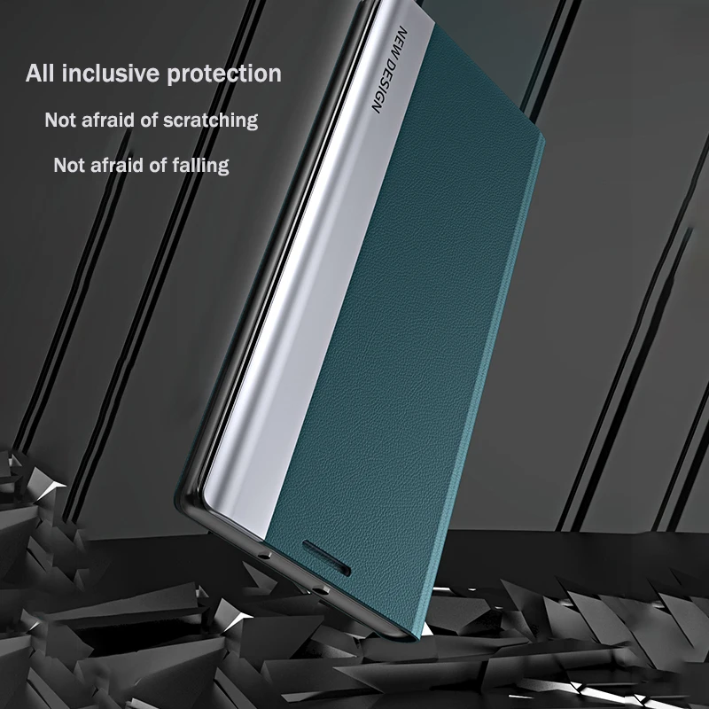 Роскошный чехол-книжка для телефона Xiaomi Mi 10 10T 11 Lite 11T 12 12X Poco X3 NFC M3 F3 M4 X4 Pro Window Stand PC