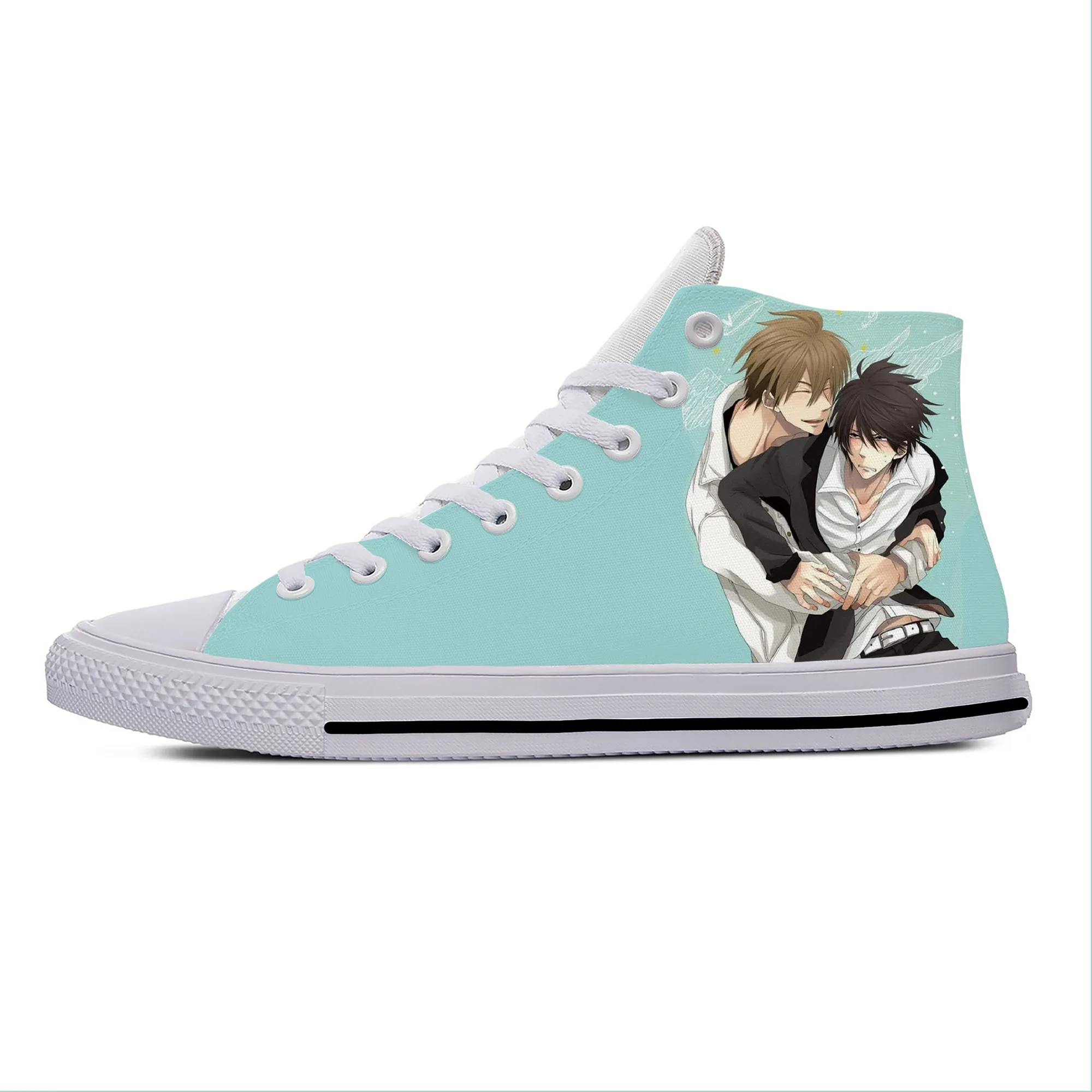 Аниме Dakaretai Otoko 1-i Ni Odosarete Imasu Крутая повседневная тканевая обувь Высокие легкие
