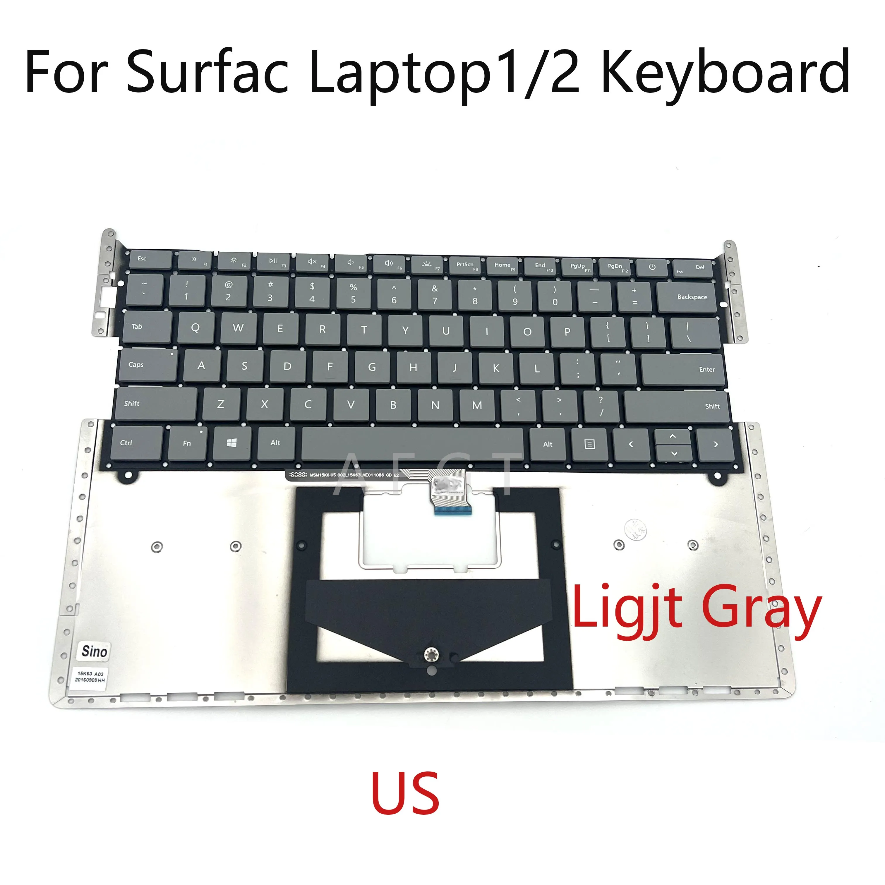 Оригинальная новая клавиатура для Microsoft Surface laptop1/2 1769 1782 US UK DE SE BE дюймов красного