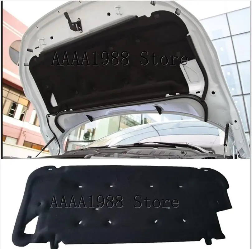 

2010-2018 для Land Rover Evoque, теплозвукоизоляция, хлопок, передний капот, брандмауэр, коврик для двигателя, шумопоглощающий коврик