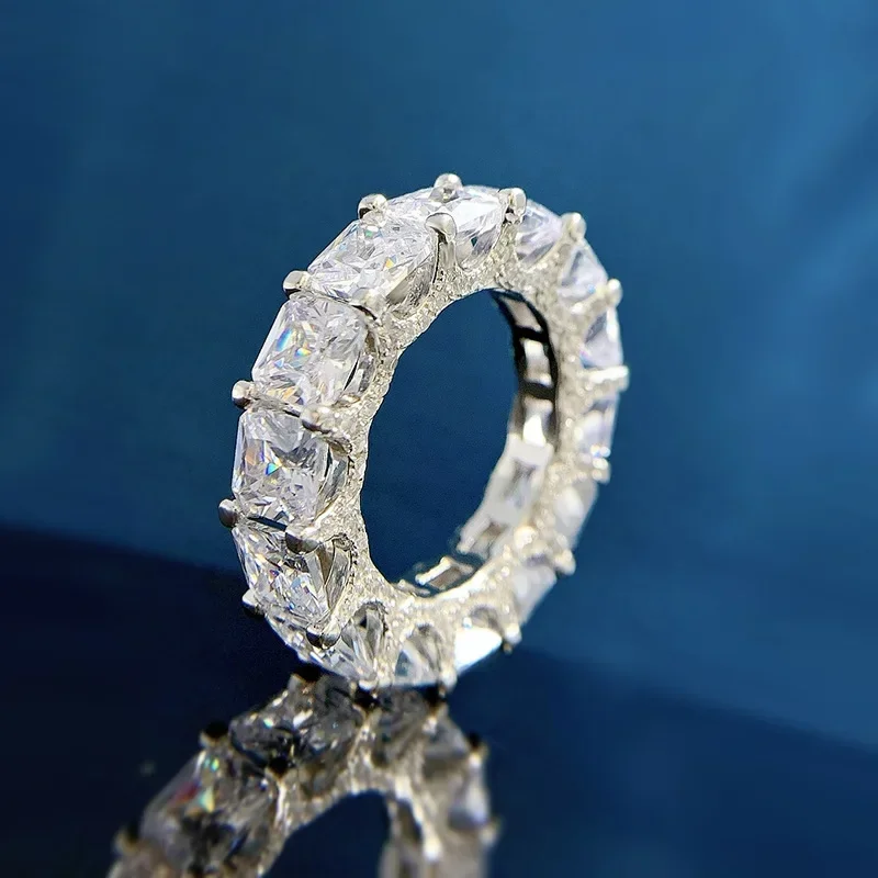 Женское кольцо принцессы из серебра 2024 пробы 5 Х5