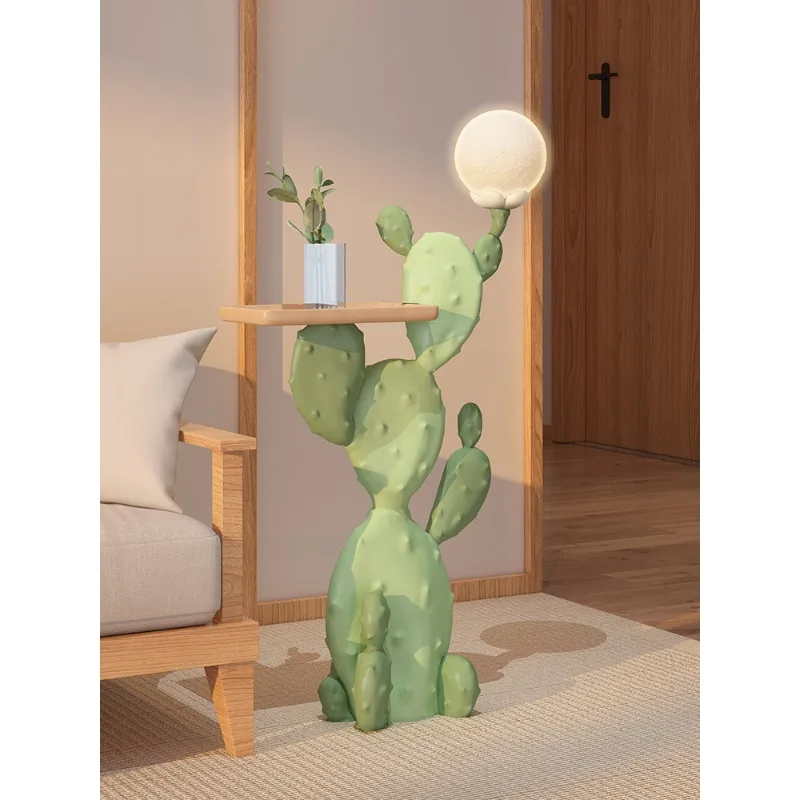 

Nordic Cactus Lamp Large Floor Decoration Sculptures & Figurines Home Decoration Luxury Interior Aesthetic Room Accessories