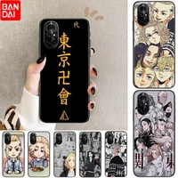 tokyo revengers comic clear phone case for huawei honor 20 10 9 8a 7 5t x pro lite 5g black etui coque hoesjes comic fash desi