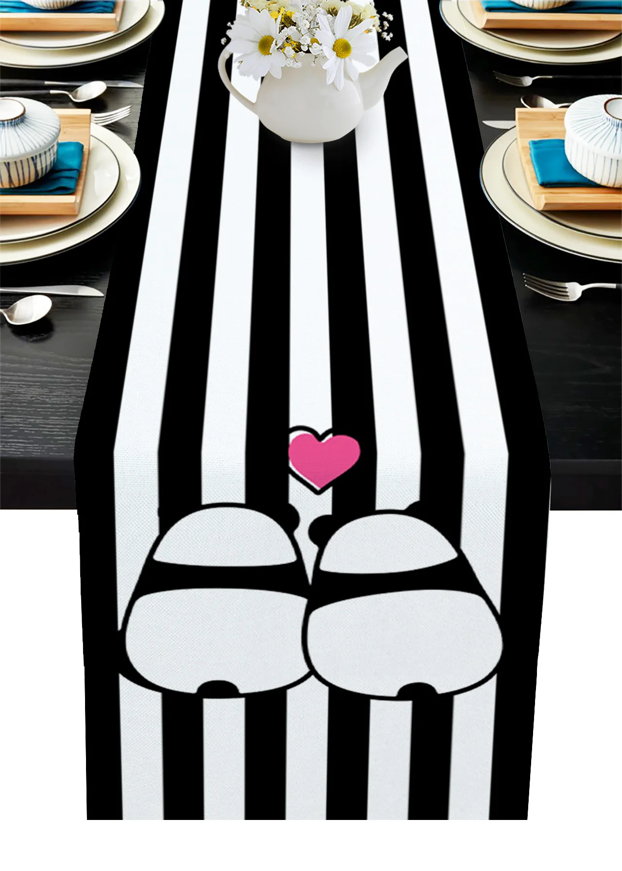 

Black And White Striped Background Coffee Table Decor Home Decor Farmhouse Rustic Decor Kitchen Dining Table Decor