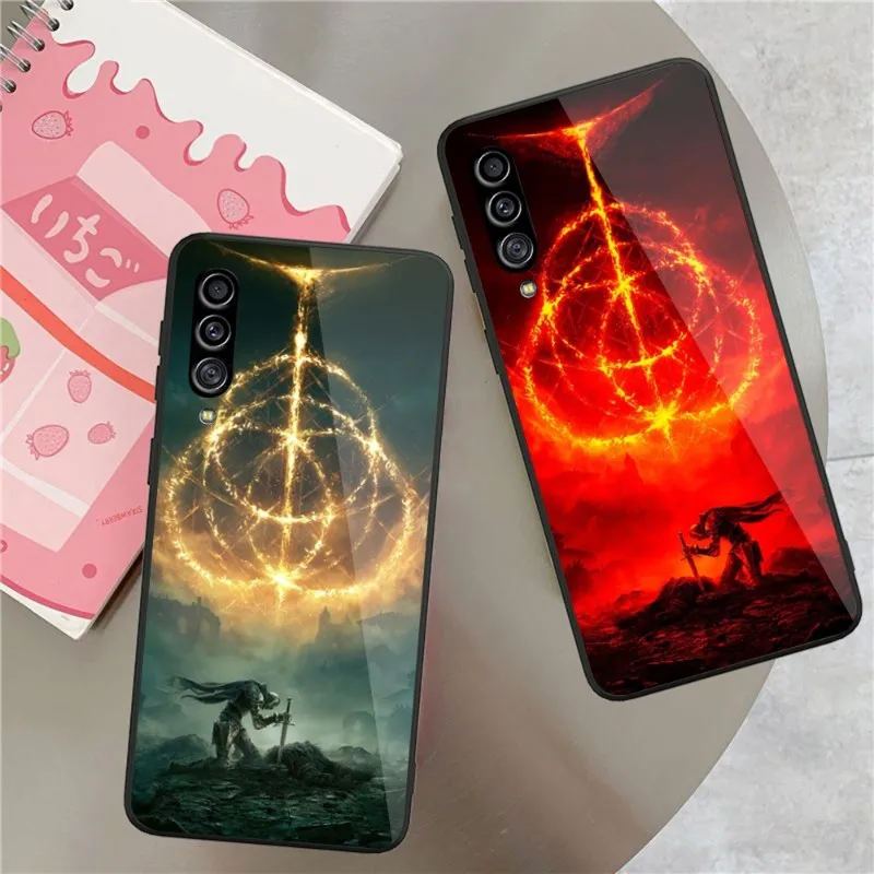 

Elden Ring чехол для телефона для Samung A32 A51 A52 NOTE 10 20 S10 S20 S21 S22 Pro Ultra Black PC Glass Phone Cover