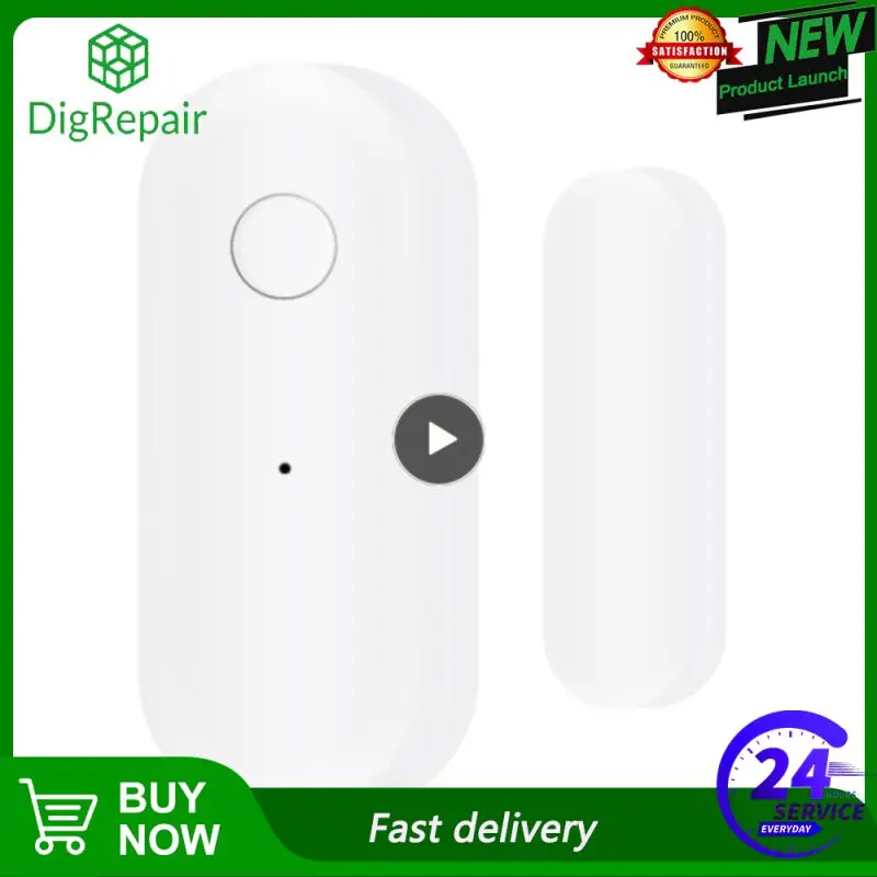 

1~8PCS WiFi Window Door Sensor Tuya Smart Home Alarm System Kit Low Power Consumption Work With Alexa & Google Home APP Smart