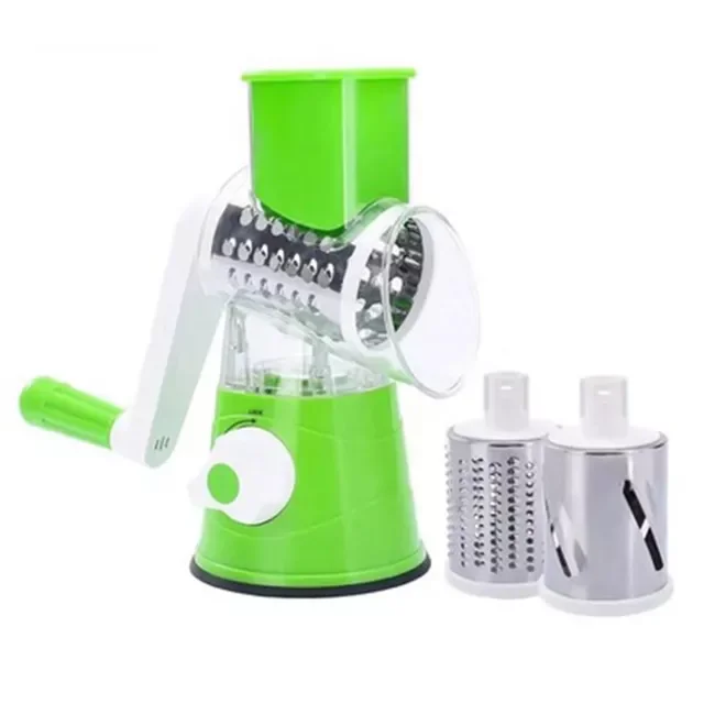 

Slicer Manual Kitchen Accessories Grater Vegetable Chopper 3 In 1 Round Cutter Potato Spiralizer Home Gadget Tool Item