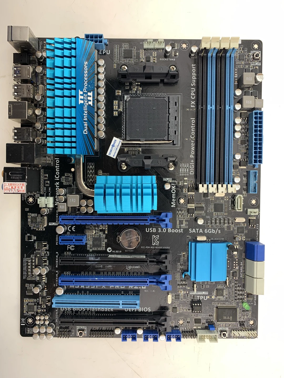

For M5A99FX PRO R2.0 Motherboard Socket AM3+ DDR3 Supports 990FX AM3+ 8350 Mobo