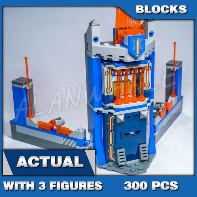 

300 шт., Детский конструктор «Библиотека рыцарей мерлока 2,0»