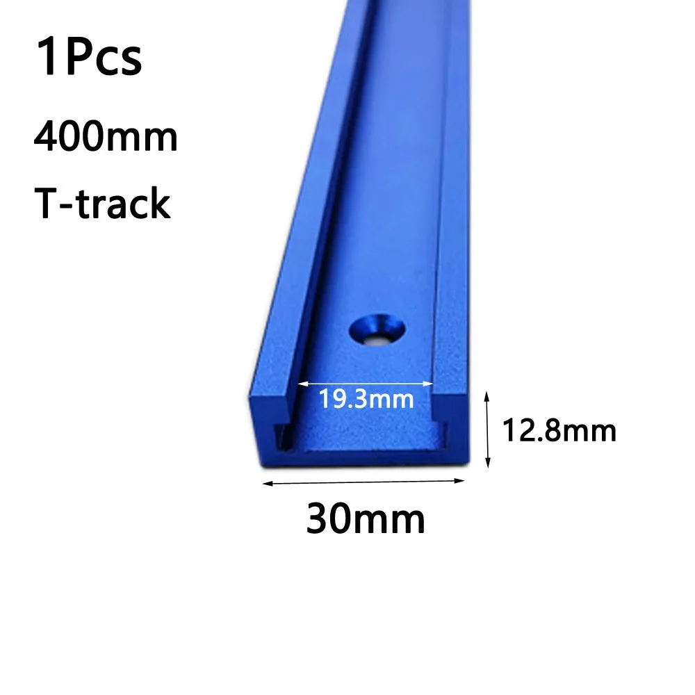 

Type-30 Chute T-track Slot Miter Track 100-500mm Aluminum Alloy Bar Slider Table Saw Workbench Manual Woodworking Tool