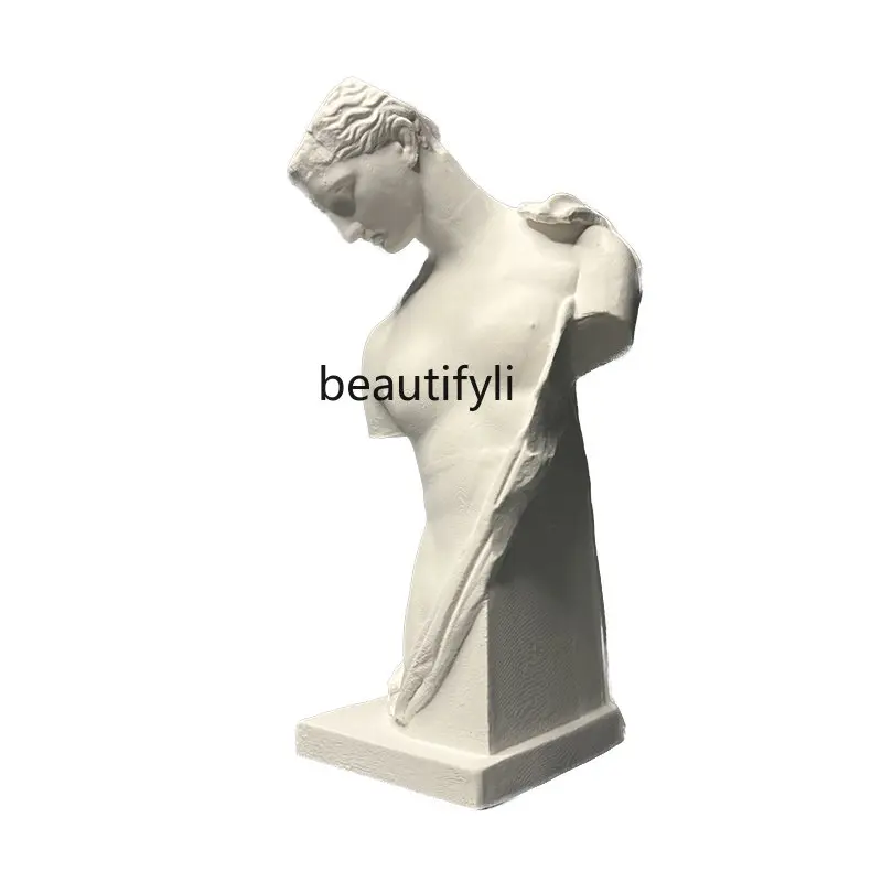 

zqReplica Ancient Greek Sculpture Plaster Statue High Sense Special-Interest Artistic Wind Domestic Ornaments Fragrant Stone