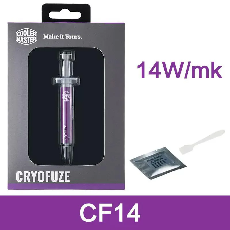 Master Cf14 Cf12.6 14w/mk Cryofuze High Performance Thermal Conductive Grease Paste Intel Processor Cpu Gpu Cooling Fan