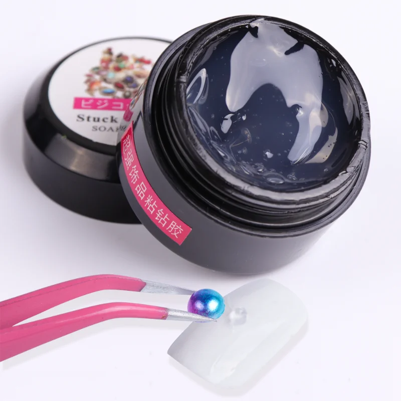

1pcs Adhesive Lacquer Glue for Gel Nail Polish UV Nail Art Rhinestone Glitter Decoration Pro Tool Manicure Accessories