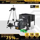 Уровень лазерный DEKO DKLL12PB2, 12 линий, самовыравнивающийся, со штативом