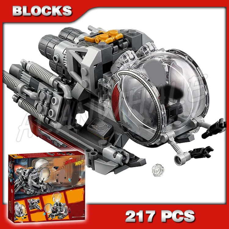

217pcs Super Fighter Revengers Quantum Realm Explorers Ant Vehicle 11022 Building Blocks Toy Compatible With Model