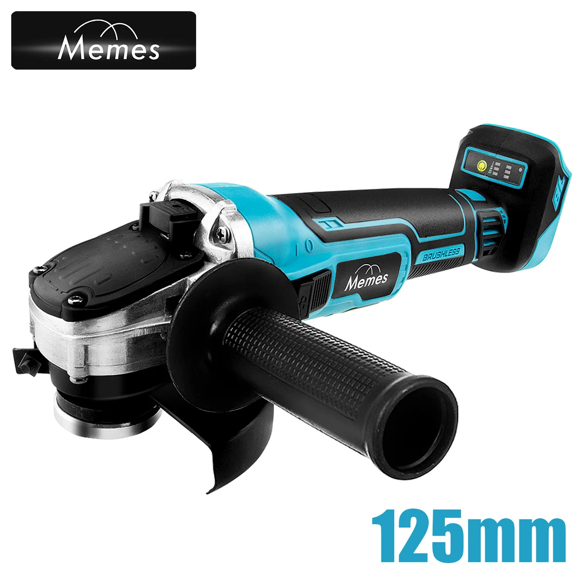 

Electric Angle Grinder 125mm 3 Speed Brushless Cordless Angle Grinder Machine DIY Woodworking Power Tool For Makita 18V Battery