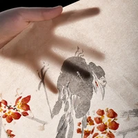 handmade bamboo pulp half ripe xuan paper chinese calligraphy painting rice paper 4676cm ultra thin copying papier papel arroz