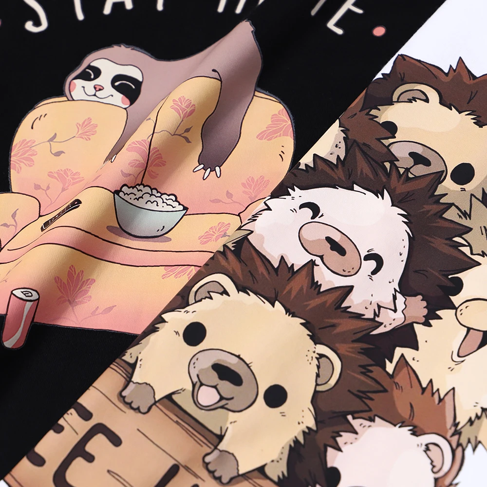 Футболка Cottagecore Мужская в эстетическом стиле тенниска с принтом лягушки и грибов