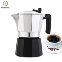 90ml stovetop espresso maker moka pot aluminum alloy coffee maker kettle latte stove coffee brewer coffeeware