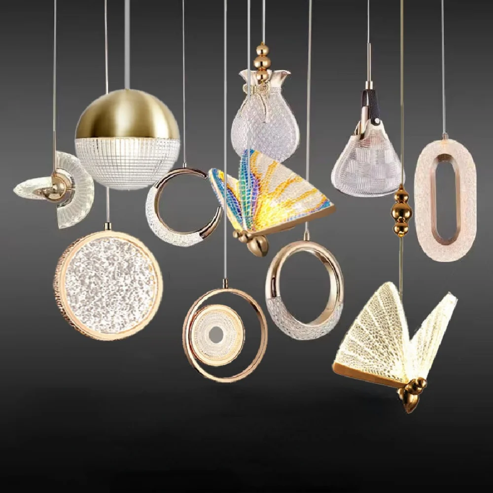 

Современный светодиодный подвесной светильник, лампа для спальни, прикроватного столика, кухни, гостиной, столовой, ресторана, домашний декор, осветительный прибор