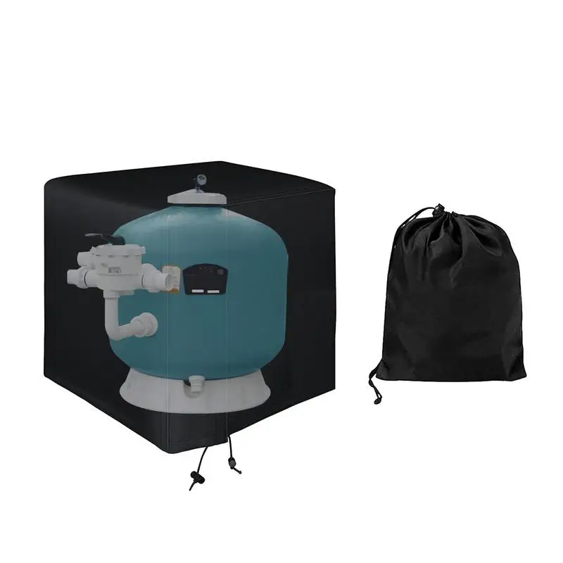

Pool Pump Cover 600d Waterproof Sand Filters Pump Cover Ground Pool Filter Pump Cover from Sun Heating, Snow, Wind, and Outdoor