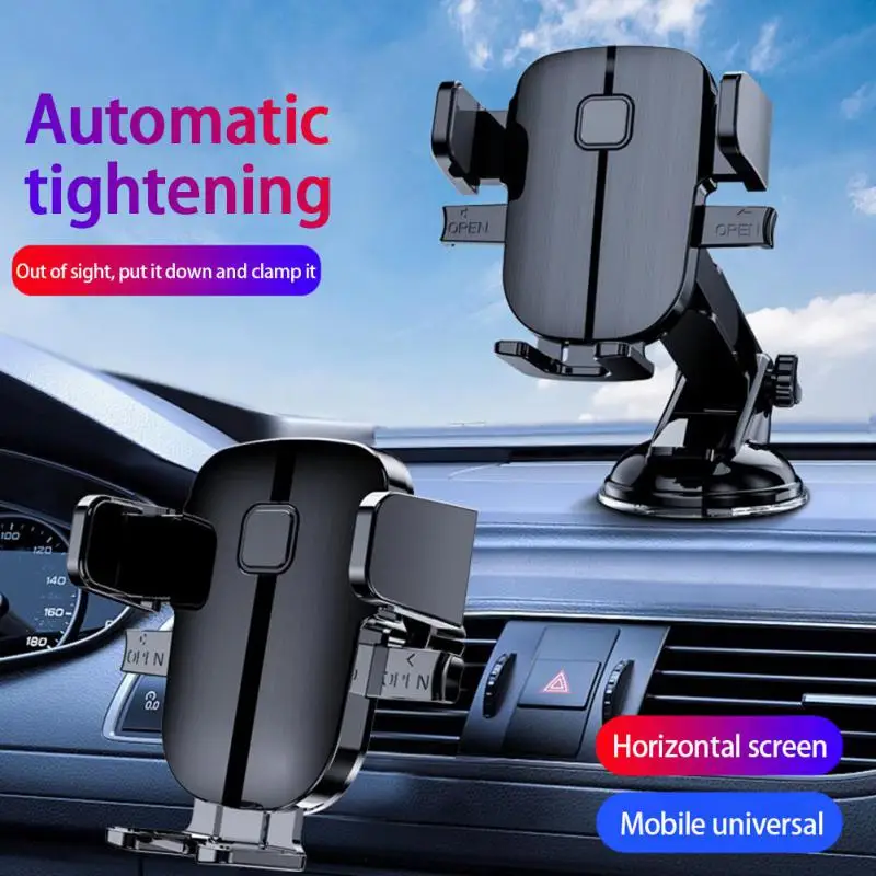 

Car Phone Holder Suction Cup Adjustable Universal Holder Stand In Car GPS Mount For IPhone 13 12 Xiaomi POCO Samsung