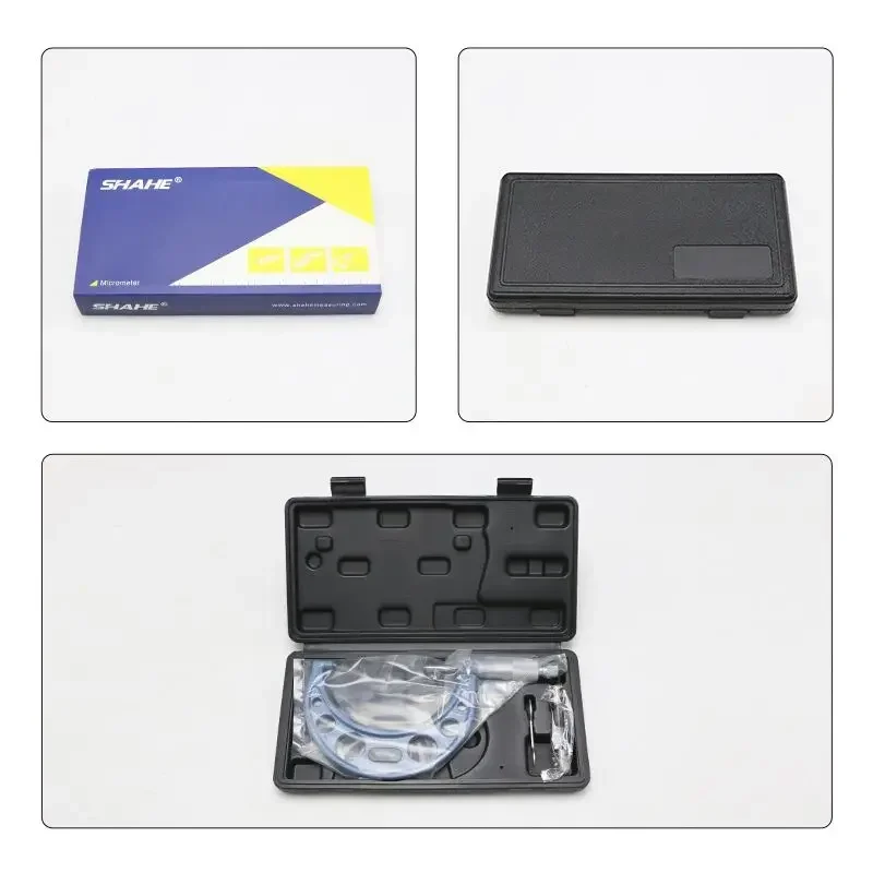 Микрометр SHAHE 75-100 мм 0 01 инструмент для измерения калибра точный микрометр 5201-100A