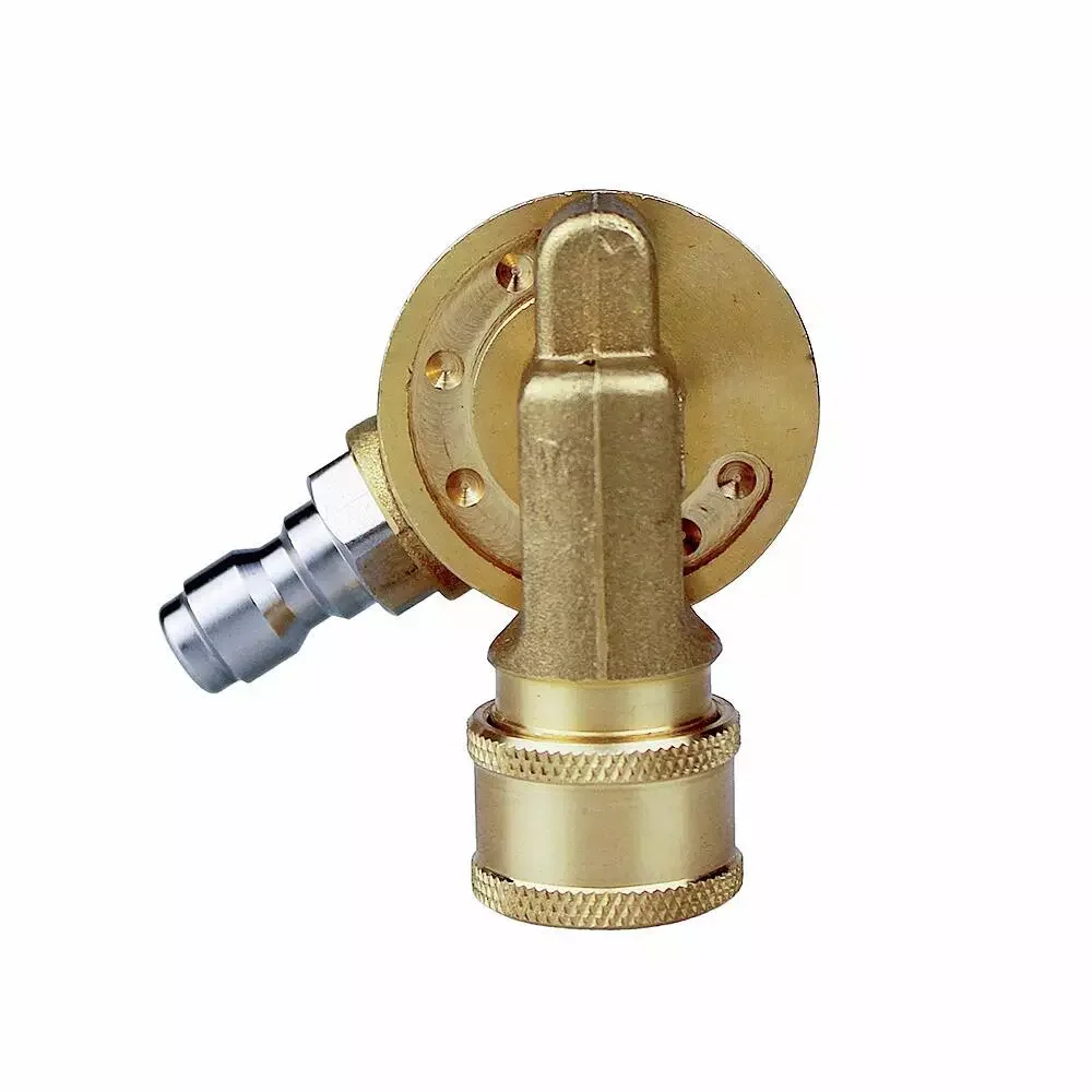 

Organizers PSI Pivoting Coupler 1/4" Quick Connection For Pressure Washer Attachment Gutter Cleaning Adaptor