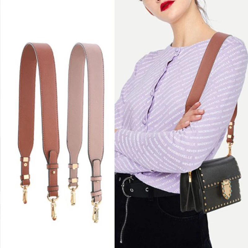 

Quality Leather Shoulder Bag Strap Fashion Accessories Diy Cross Body Adjustable Belt Bag New Solid Bag Strap Replacement