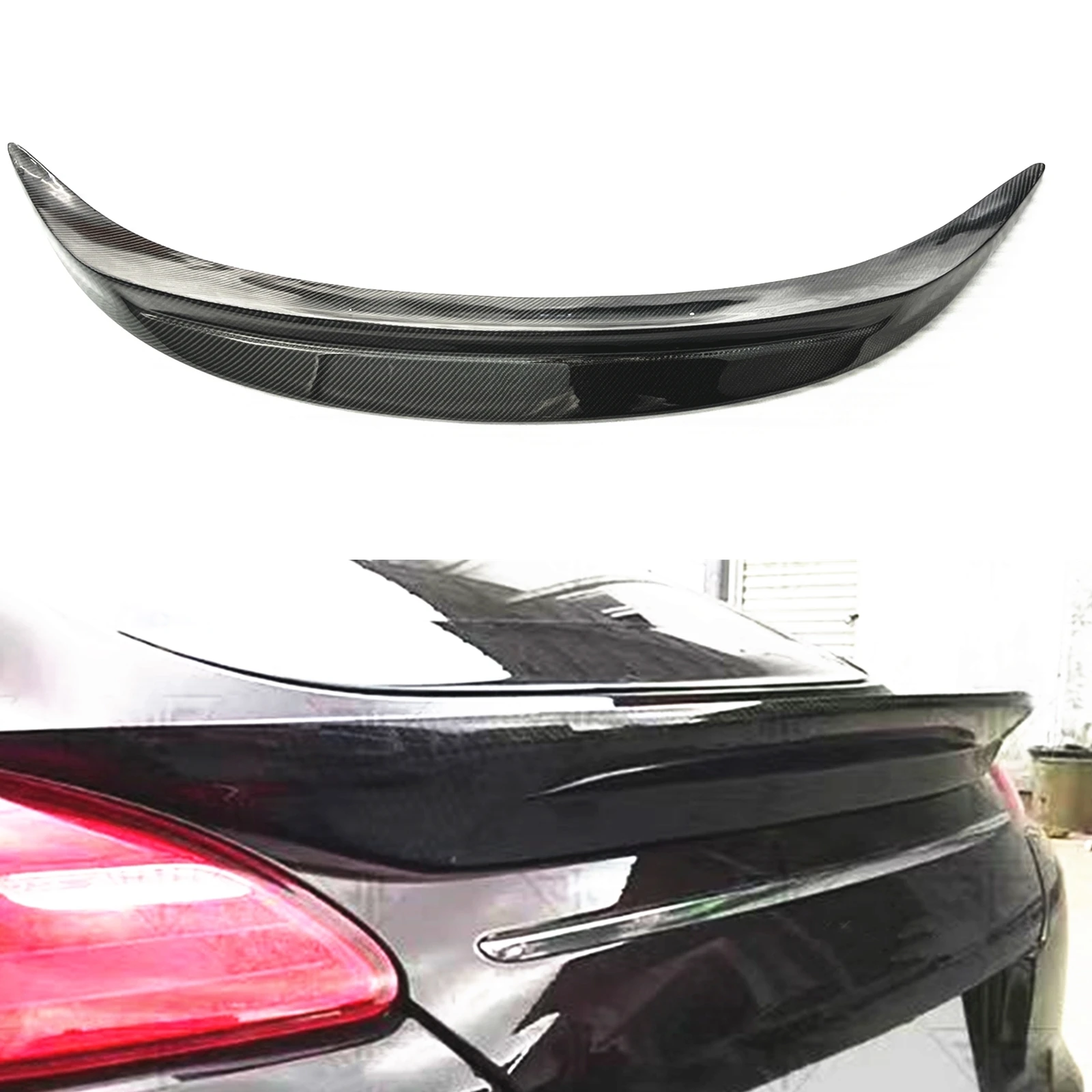 

Задняя Крышка багажника спойлер крыло для Porsche Panamera 970,2 2014 2015 2016 углеродное волокно задняя дверь сплиттер губа