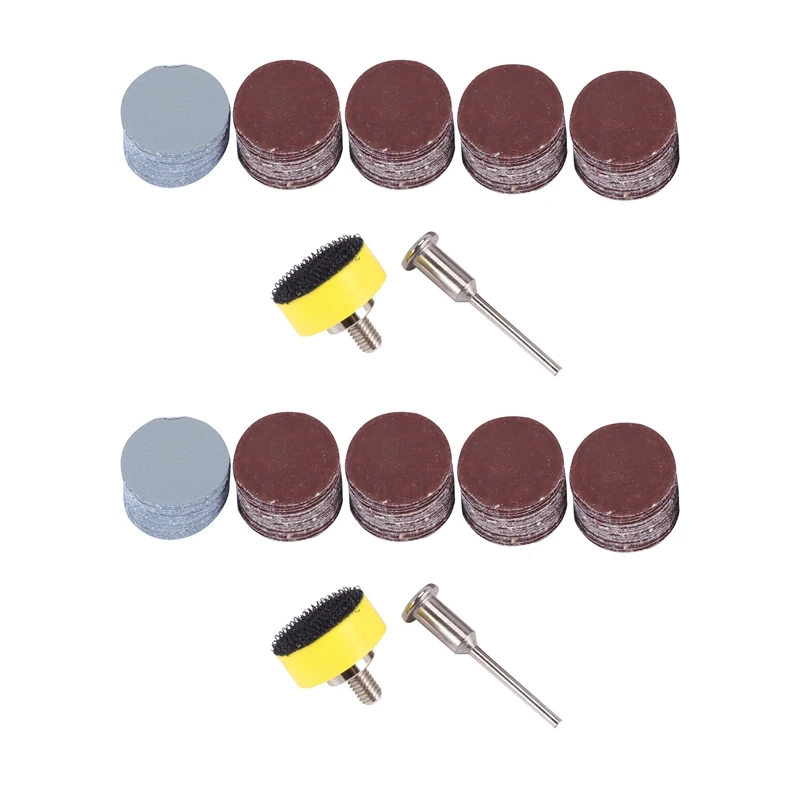 

Big deal 200Pcs 25mm 1 Inch Sander Disc Sanding Disk 100-3000 Grit Paper with 1Inch Abrasive Polish Pad Plate + 1/8 Inch Shank