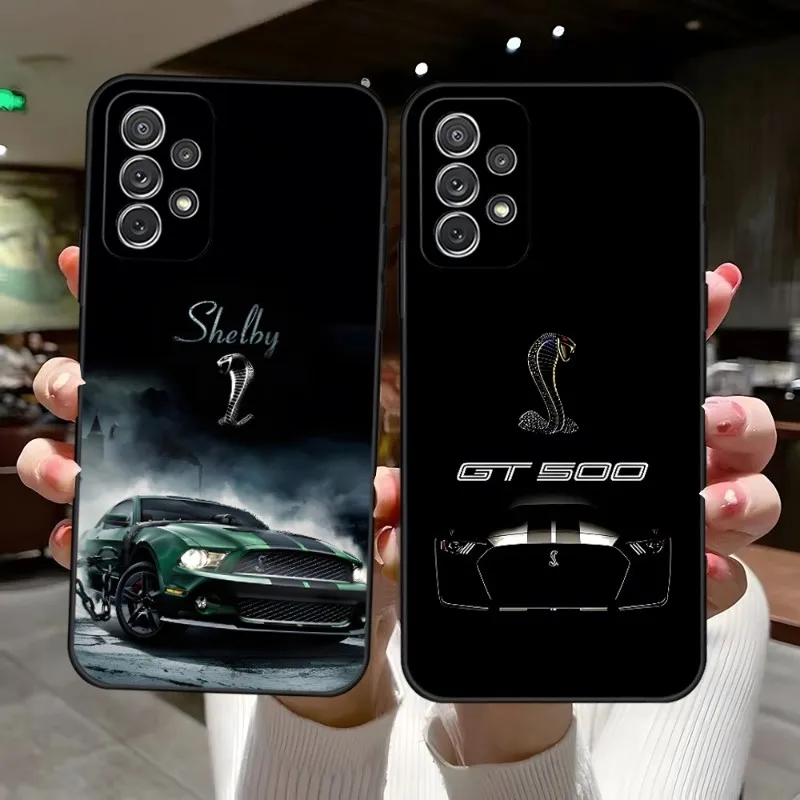 

Брендовый автомобильный чехол для телефона Ford Shelby для Samsung Note 20 9 8 10 Pro Plus Ultra M20 M31 M30s M40 M80s M10 J7 J6, задние чехлы