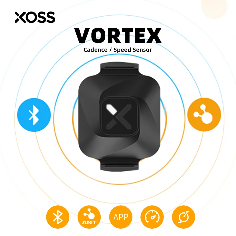 

XOSS NEW VORTEX Bicycle Cadence Sensor Speedometer ANT+ Bluetooth 4.0 Heart Rate Monitor For Garmin Bryton Cycle Computer