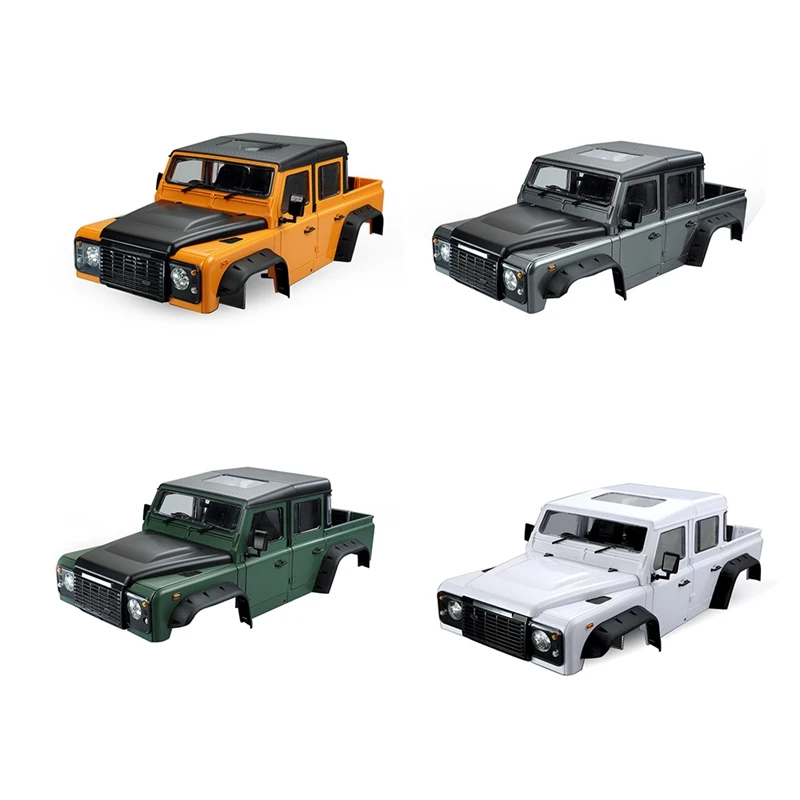 313 мм 12 3-дюймовая колесная база D130 Defender Pickup Body Shell для 1/10 RC гусеничного автомобиля