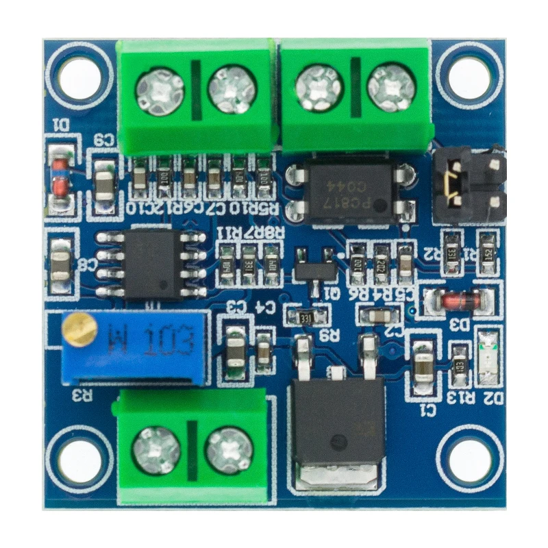 

PWM to Voltage Converter Module 0%-100% to 0-10V for PLC MCU Digital to Analog Signal PWM Adjustabl Converter Power Module