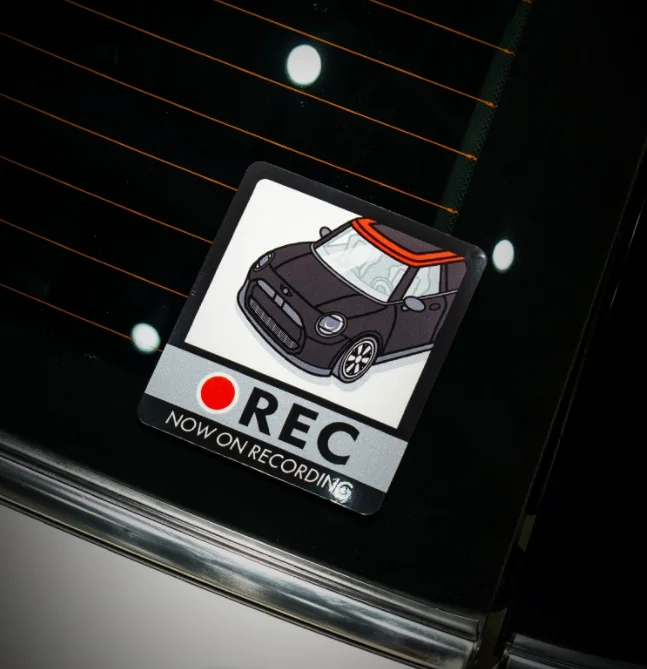 Авто-стикер REC NOW on Виниловая лента для мотоцикла фототехники грузовика авто