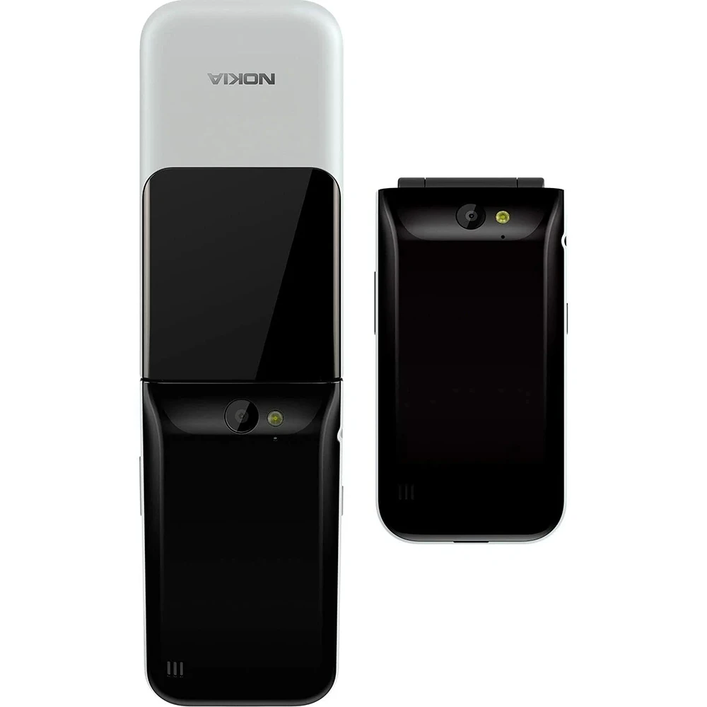 Фото Nokia 2720 Flip 4G Б/У телефон, 2 SIM-карты, 2.8-дюймовый экран, 3.5 мм, WiFi, MP3, 1500 мАч, Bluetooth, двухъядерный процессор Snapdragon 205, резервный телефон Nokia, разблокированный. №1