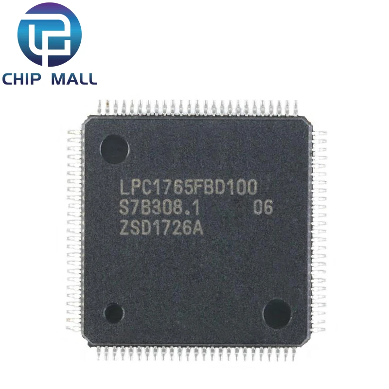 

LPC1765FBD100,551 LQFP-100ARM Cortex-M3 32-Bit Microcontroller -MCU Chip IC New Original Stock