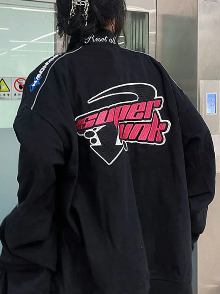 Женская бейсбольная куртка в стиле Харадзюку на весну и осень |