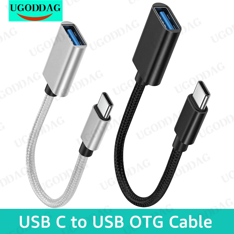 Кабель-адаптер OTG Type C с USB на адаптер-коннектор для Xiaomi Samsung S20 Huawei кабель передачи