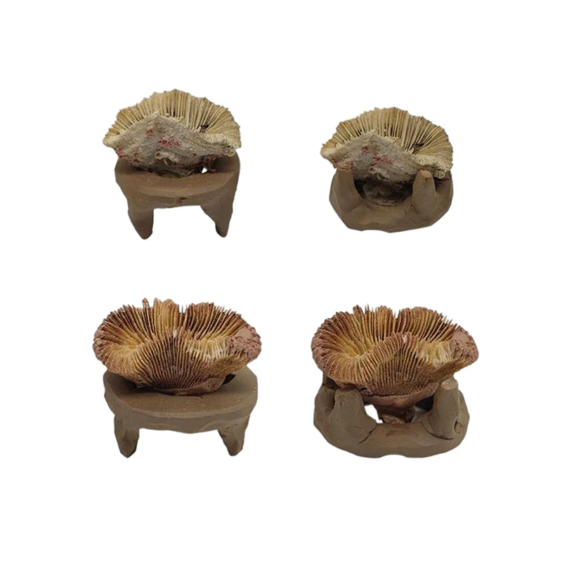 1/5 шт. керамическая подставка для аквариума