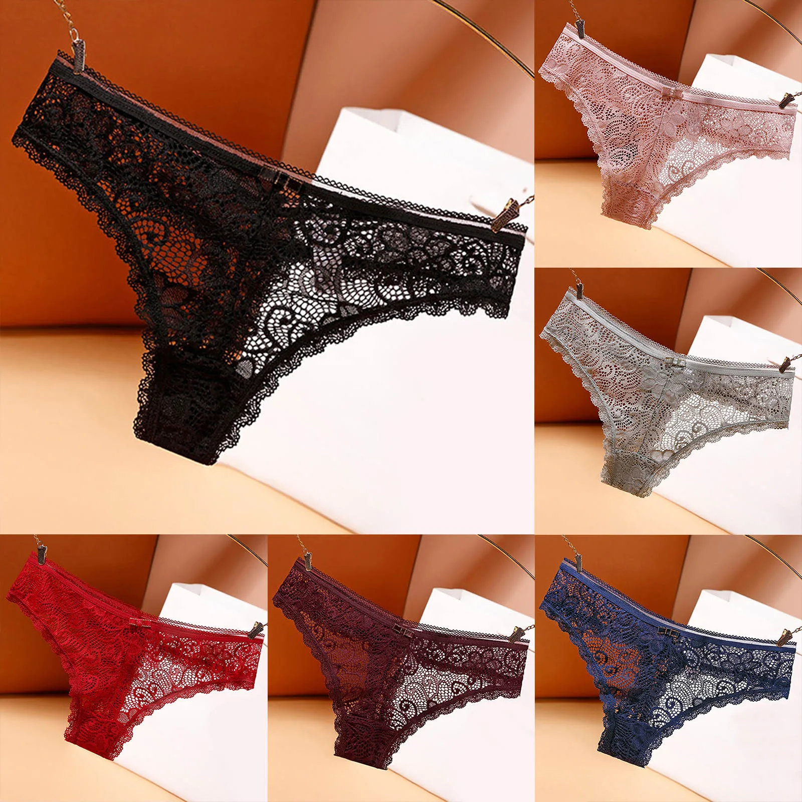 

Женские кружевные стринги, трусики-стринги, Сексуальное цветочное нижнее белье, прозрачные женские трусики, женские трусики, нижнее белье, ...