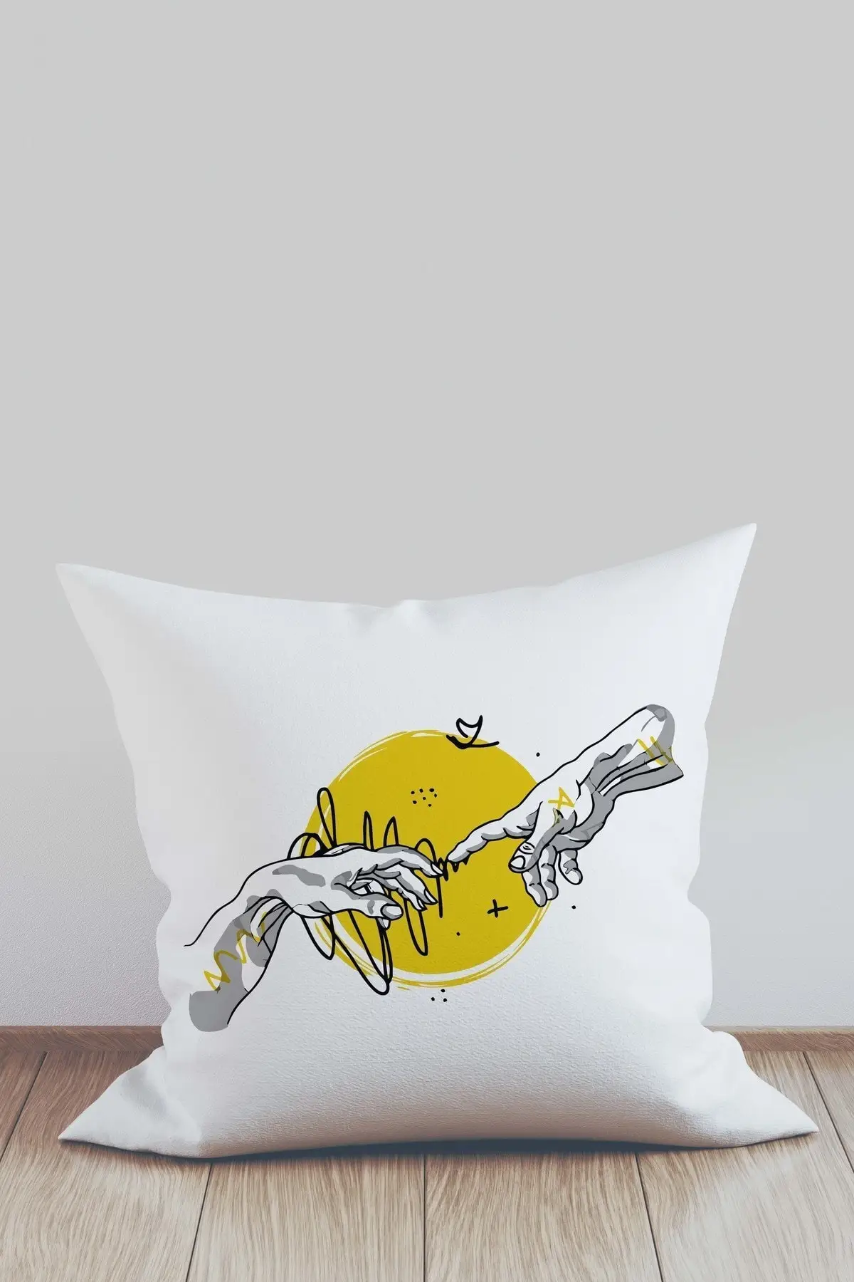 

Creation Double Sided Pillow Cover 43 x 43 cm Ultra Soft Textured Polyester Fabric Suitable for indoor - outdoor use