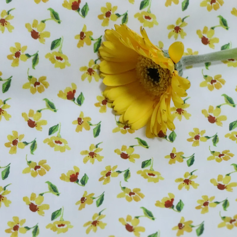 

Harmony Floral 100% Cotton 80S Like Liberty Fabric Digital Printed For Sewing Cloth Dress Skirt Kids Designer Poplin Tela