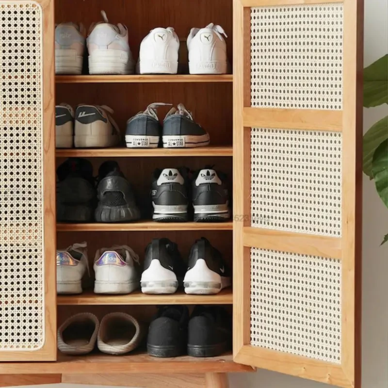 Шкаф для гостиной крыльца прихожей вместительные шкафы хранения из ротанга