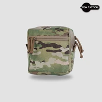 ak27 pewtac ss type gp square sundries bag small size molle system zipper bag waist seal sub bag