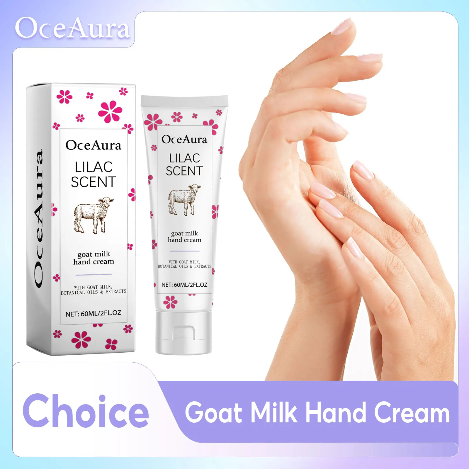 Крем для рук из козьего молока анти-высыхающий увлажняющий осветляющий улучшает